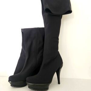 Over the knee Lisa for Donald J Pliner Microfiber Boots. NWOT size 9M